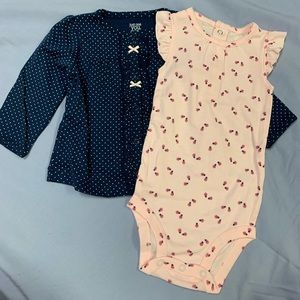 Sweater/onesie set NWOT